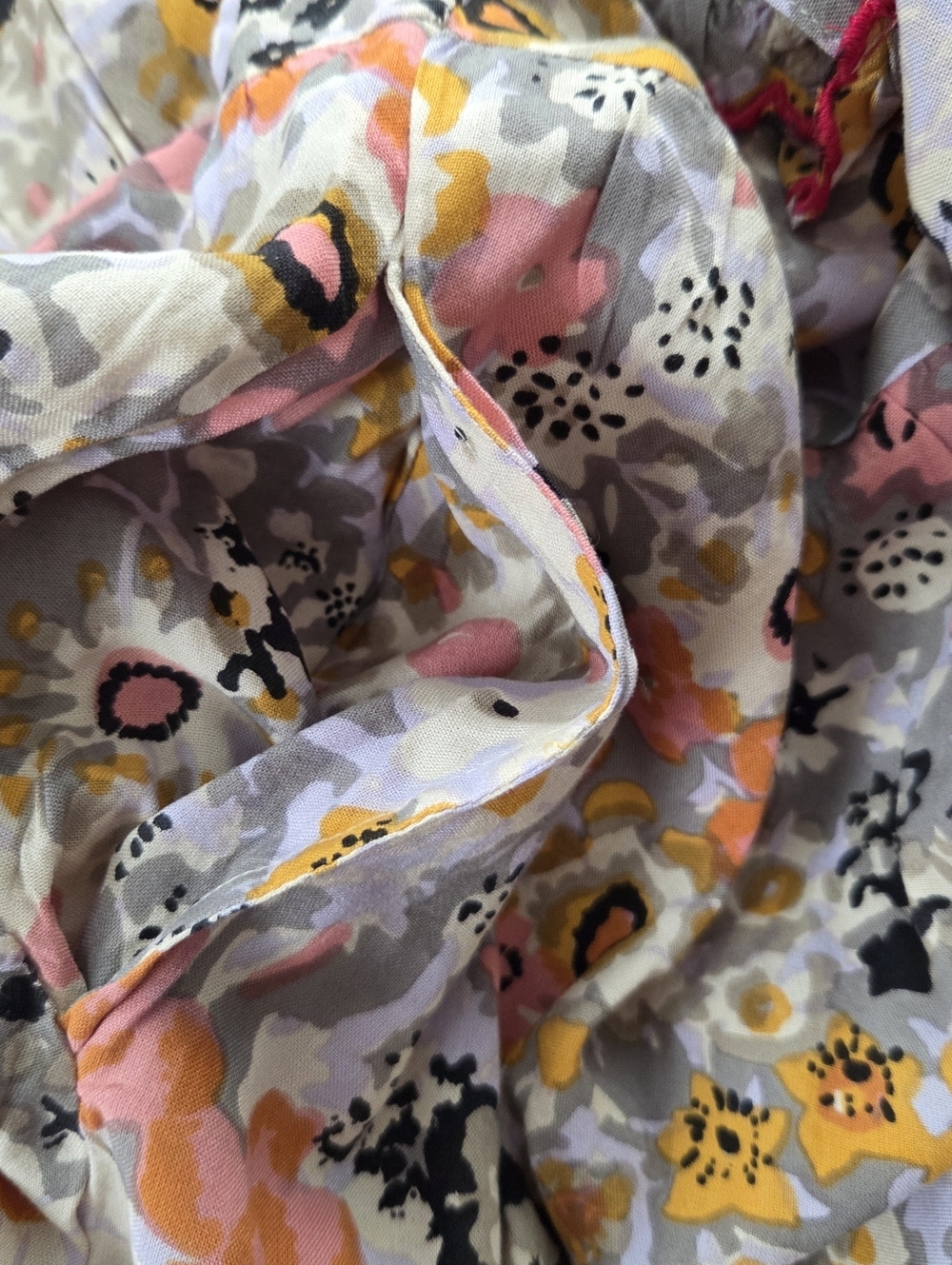 Natural Life Avery Embroidered Floral Tiered Midi Dress - Size Medium - Picture 9 of 11